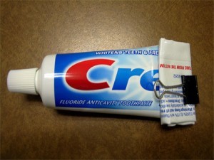 Toothpaste fix